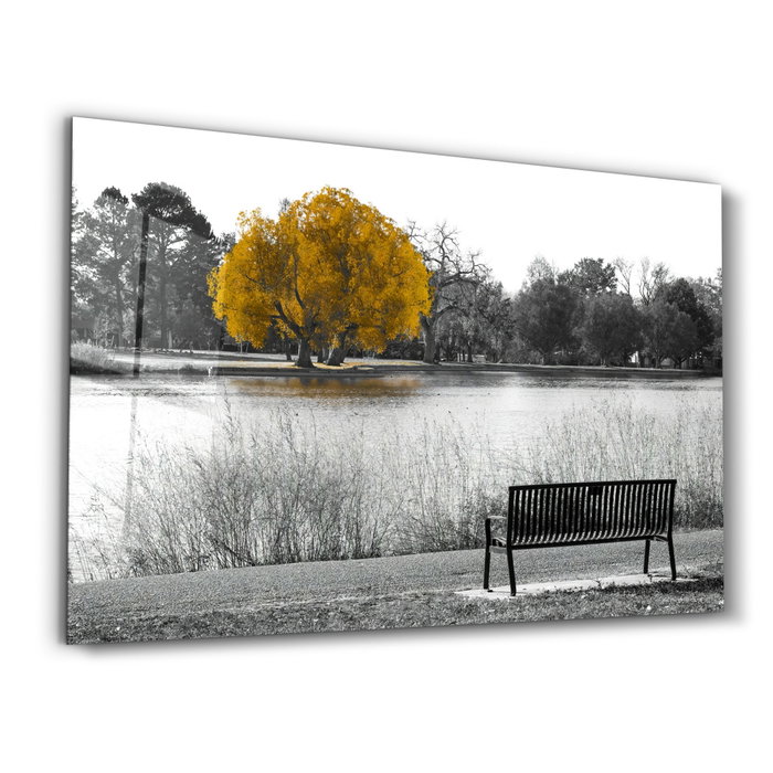 Wallity Pintura Decorativa de Vidrio Templado Multicolor 70 x 110 cm
